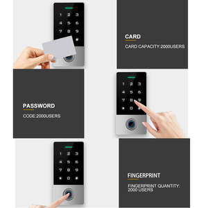 Turtech FP07 Sistema de control de acceso Metal Acceso Teclado Interruptor Seguro ID/IC Tarjeta Reconocimiento de contraseña de huellas dactilares Logotipo - Product Image 4
