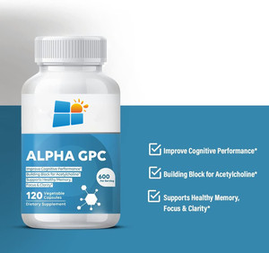 OEM/ODM/OBM Gehirn funktion Alpha GPC Glycerylphosphorylcholin-Kapseln Unterstützt die Gedächtnis funktion des Gehirns Steigert den Fokus - Product Image 4