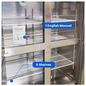 Upright Commercial Refrigerator-Freezer Combi <strong>Chiller</strong>/Freezer Stand up Freezer