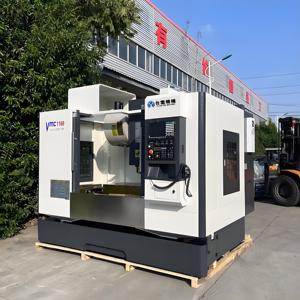 Vmc1160 דיוק גבוהה <span class=keywords><strong>3</strong></span>-ציר יחיד מכונת <span class=keywords><strong>cnc</strong></span> אנכי מנוע חדש fanuc שליטה אוטומטית semens מערכות bt40