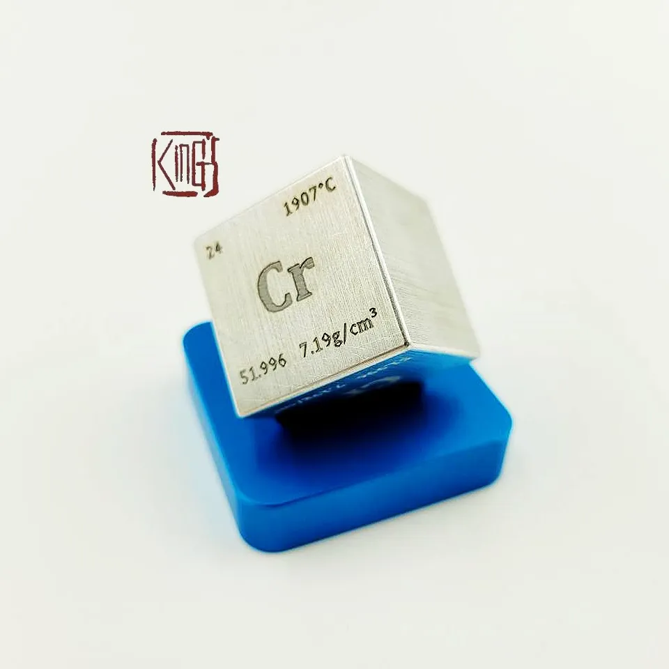 Cubo Cr cubo in metallo per decorazioni per la casa di alta qualità con artigianato a Base quadrata Al blu