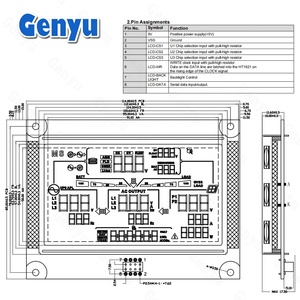 7 Segmental Digital Solar Inverter Display Lcd schermo nero Va segmento personalizzato Display Lcd Inverter modulo Lcd