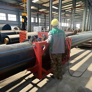 Tubería de PE de alta presión de plástico de cabeza redonda moldeada HDPE para aplicaciones de dragado y drenaje de lodos mineros - Product Image 6