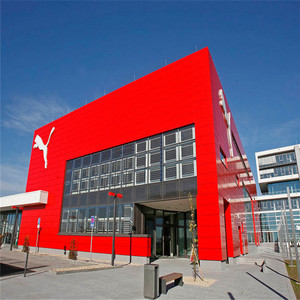 Glossy Red Acp/<strong>acm</strong> Sheet 3mm 4x8 Wall <strong>Cladding</strong> <strong>PE</strong>/PVDF/FEVE 1220x2440mm Aluminum Composite Panel - Product Image 5