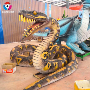 Büyük boy 12M silikon kauçuk Python yılan modeli simülasyon hayvan fabrika