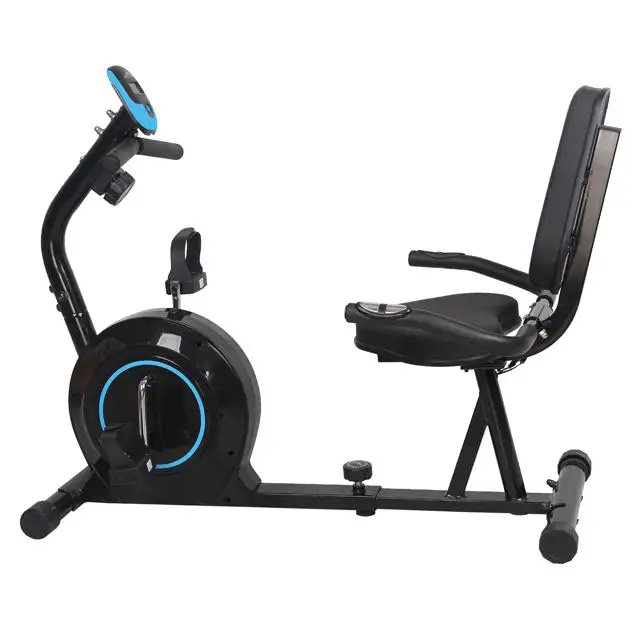 Nuevo diseño para el hogar con equipo de fitness, bicicleta estática, bicicleta reclinada magnética con rueda magnética exterior de 3KG