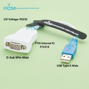 USB zu DB9 RS232 Konverter kabel 10m mit FT231X Chip kompatiblen FTDI-Chipi-X10, USB-A zu D-Sub 9Pin COM Serial Communication - Product Image 3