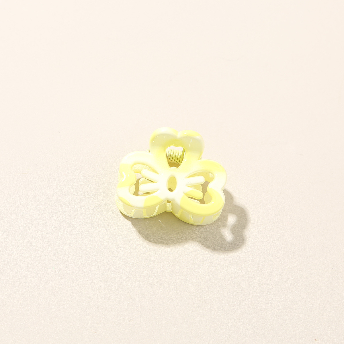 1 glossy light yellow-25cm bow