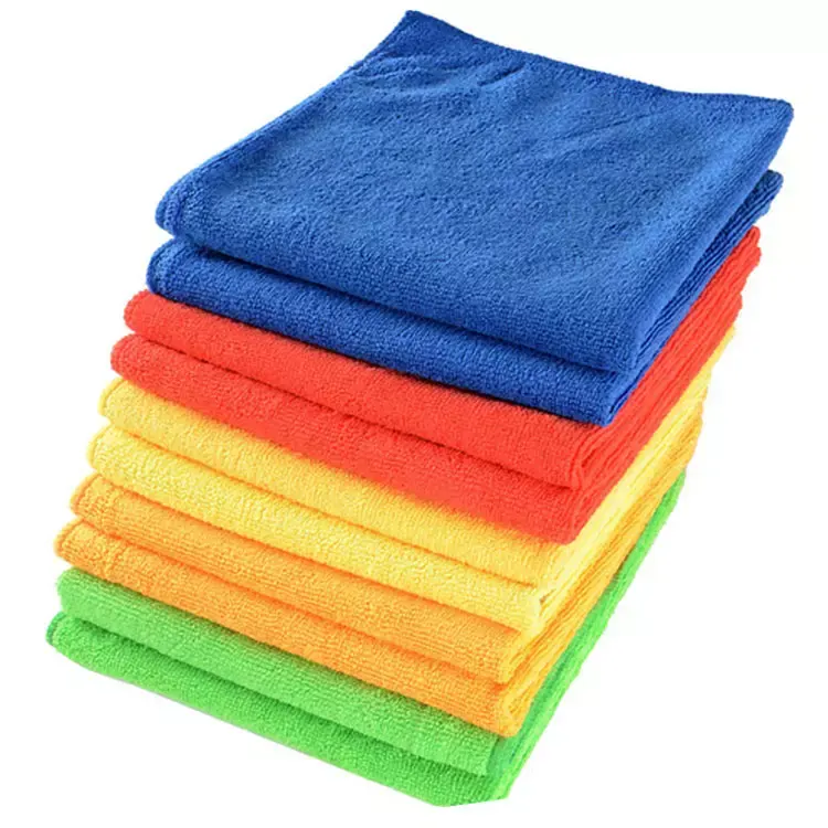 80 poliestere 20 poliammide OEM ODM servizio personalizzato disponibile panno per la pulizia dell'asciugamano per auto in microfibra