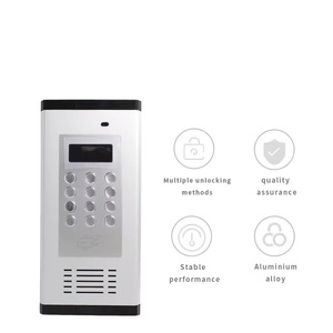 Система K6 Smart 2G/4G GSM контроль доступа беспроводной квартирный домофон Открыватель ворот с RFID-картами - Product Image 1