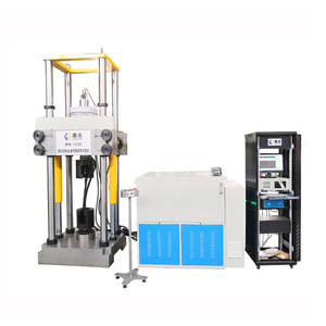 Elektro hydraulische servo dynamische und statische Ermüdung prüfmaschine mit vier Säulen rahmen verkauft sich gut