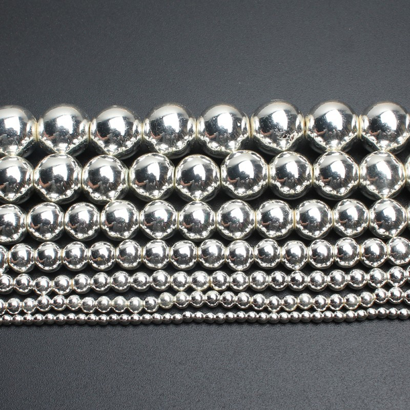 shiny silver