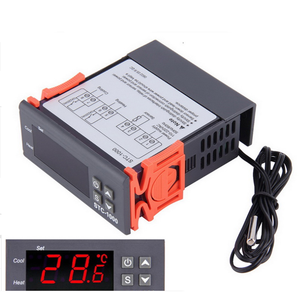 Módulo 220 Controlador de temperatura digital dual Salida de dos relés 12V 24V Termostato termorregulador stc3008