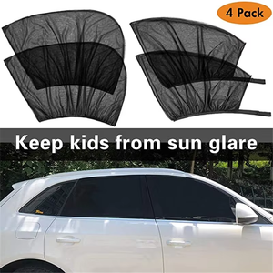 Foldable <strong>Sunshade</strong> Protector Baby Car Side Window <strong>Mesh</strong> Curtain <strong>Sunshade</strong> Windshield Shade in Nylon Mosquito <strong>Net</strong> for Kids - Product Image 2