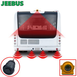 Sistema de Sensor de estacionamiento de vehículos pesados, Sensor de detección de obstáculos ciegos de coche de respaldo con sistema de cámara de marcha atrás con Monitor de 7 pulgadas