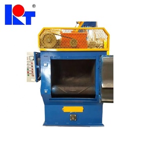 QR3210 Crawler Type Automatisches Be-und Entladen von Tumble Belt Wheel Blaster Shot Blast ing Reinigungs maschine für kleine Gussteile - Product Image 4