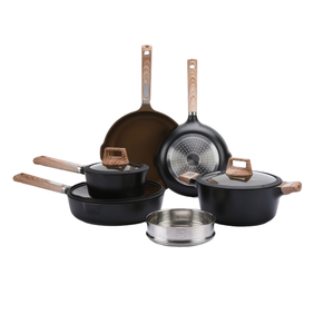 High Quality Customized Aluminum Die Casting Cookware <strong>Set</strong> Non Stick Cookware 10 Piece <strong>Set</strong> - Product Image 5