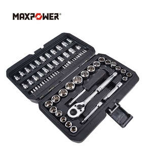 Maxpower 3/8インチドライブホームハンドツールメカニックキット1/4インチ12ポイントソケットセット - Product Image 1