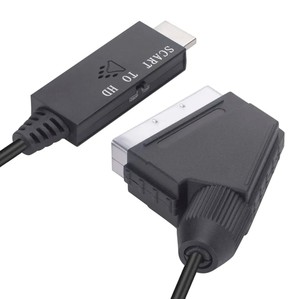 1080P HD <strong>to</strong> <strong>Scart</strong> Video Audio Converter Adapter for HD TV DVD and Sky Box Audio &amp; Video Cables Product
