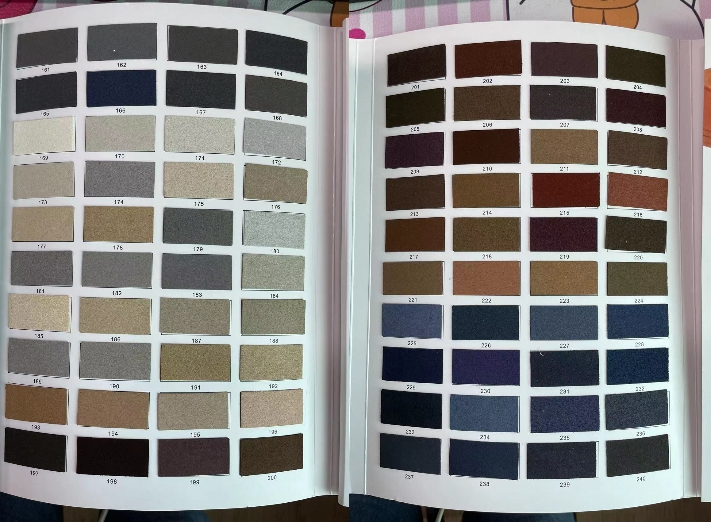 Tableau des couleurs 3