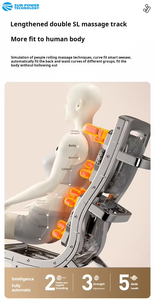 Großhandel 8D Zero Gravity Massage stuhl mit Armlehnen regler Luxus neues Modell für Body & Foot Planet Fitness - Product Image 2