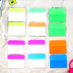 Venta al por mayor precio personalizado barato promocional creativo colorido papel Bloc de notas blocs de notas en blanco promoción Sticky Note Flags - Product Image 6