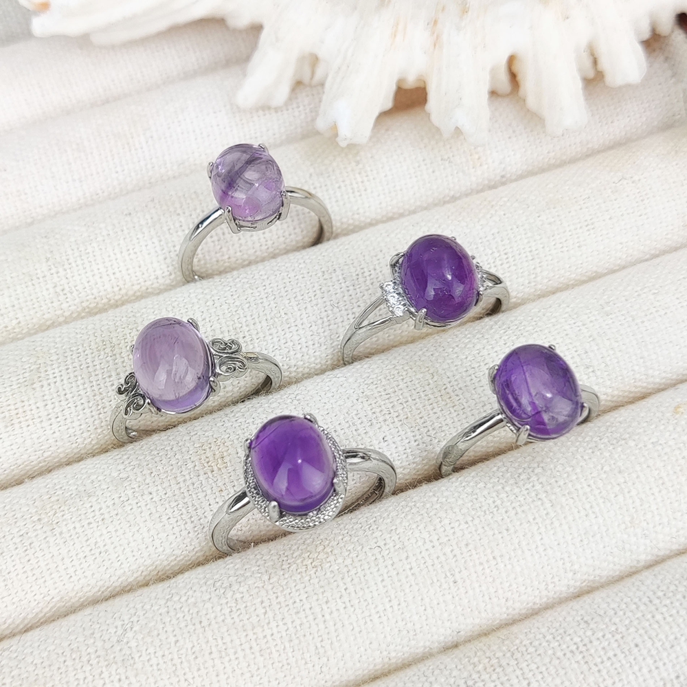 Amethyst - silver