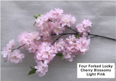 Fleur de cerisier cryptée 4 voies (rose clair)