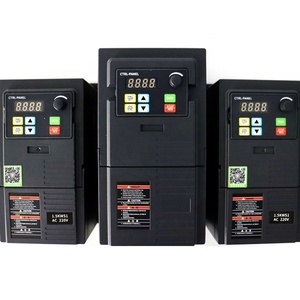 0.4KW tipo económico vfd fase única entrada y salida de fase de 220V para control de velocidad del motor