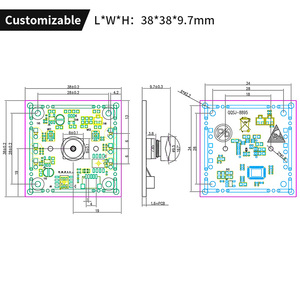Obturador global SC031GS SC035HGS Cmos Sensor de imagen Interfaz USB 0.3MP Módulo de cámara barredora inteligente - Product Image 5
