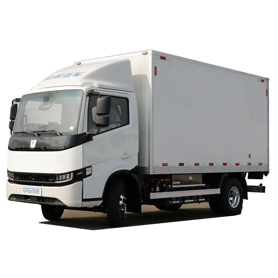 Used Geely Farizon Light Electric Van Truck 4x2 3360mm 90kwh factory customized light trucks for sale shipment