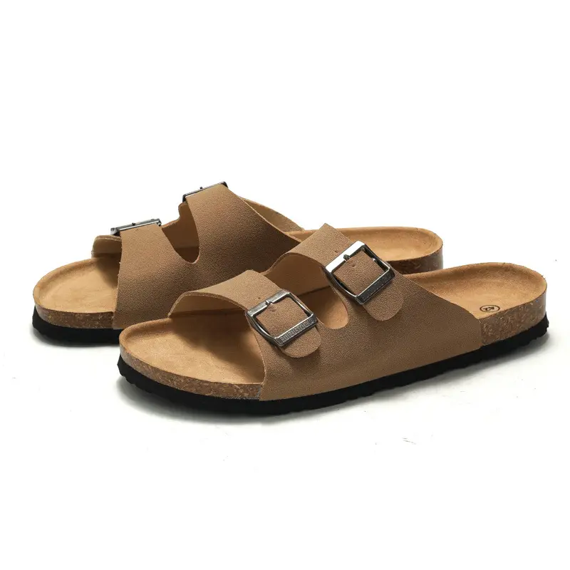 2024 Neues Produkt Frühjahr/Sommer Herren Korkschuhe Damen-Sandalen und Hausschuhe rutschfest Student Strandschuhe lockere Schuhe