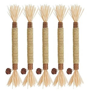 Natürliche Matatabi Haustier Katzen Snacks Stäbchen Reinigung Zahn Katzenahr Nippel Kauspielzeug für Katzenzubehör - Product Image 1