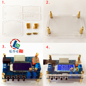 USB入力電圧5-27V出力電圧1-24V3A CVCCコンバーター液晶ディスプレイDC-DC調整可能な降圧モジュール - Product Image 2