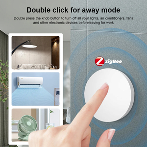 Botón de escena Tuya Zigbee, Mini controlador de escena automatizado, interruptor de sistema de hogar de Color blanco, simplifica la vida de su hogar inteligente - Product Image 2