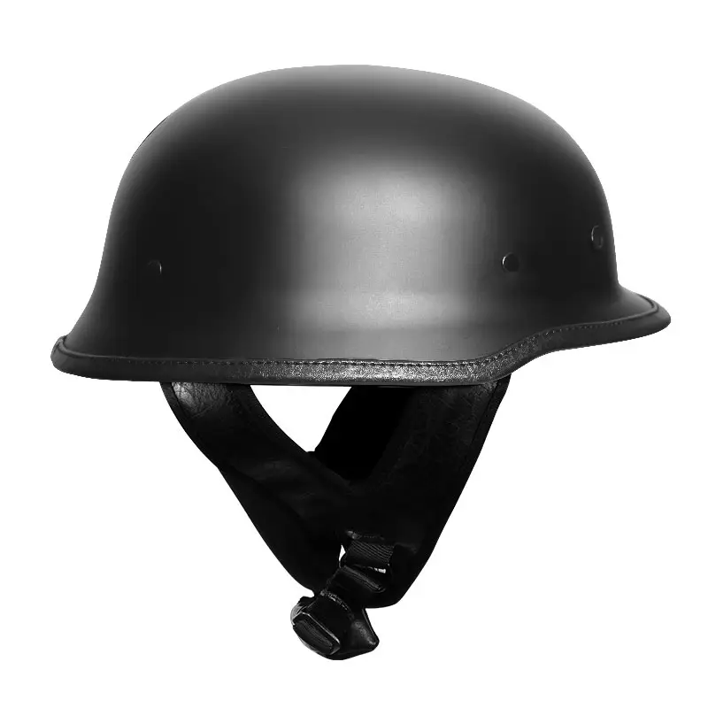 HNJ Retro Deutscher Mann Sommer Stahl wird Schutzhelm Melonen haut Helm American Motorcycle Halbhelm