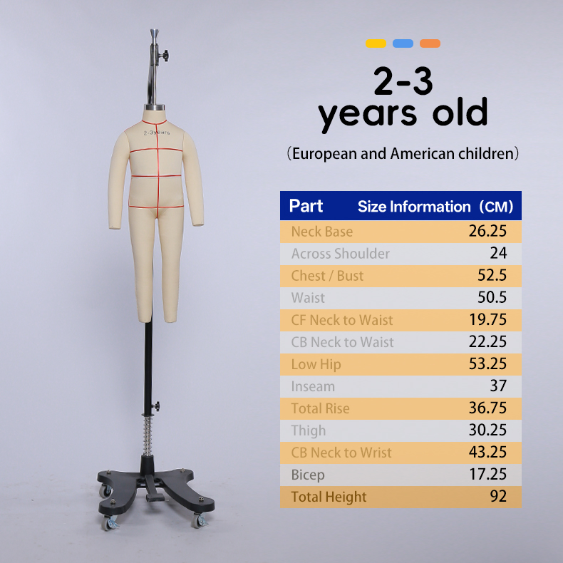 2-3 Years Old Kids Mannequin