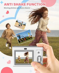 ミニデジタルカメラ48MPデュアルレンズ1080P4Kゲームカメラ子供用ピンク、ホワイト、ブラックのデジタルカメラで利用可能 - Product Image 6