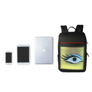 Mochila de hombro LED de tela impermeable programación de aplicaciones inteligentes luces Led Softback publicidad móvil bolsa de tablero Led - Product Image 4