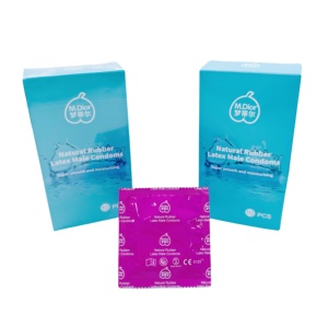 OEM Safe & Enhanced Male Rubber Kondom Glatter Natur latex mit glatter Textur Plain Style - Product Image 1