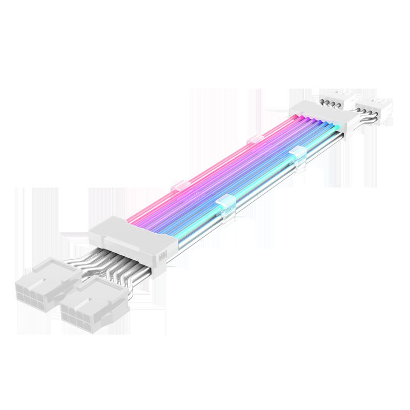 2X8Pin Carte Graphique Blanc