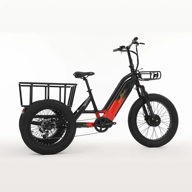 Bán buôn OEM nhà máy 24 inch mạnh mẽ gấp tay lái Drift điện Trike xe máy dành cho người lớn