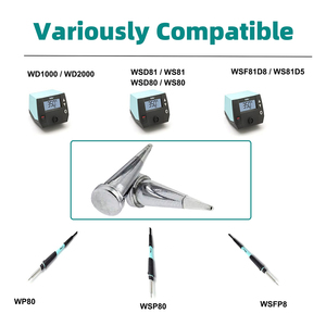 หัวบัดกรีแบบไร้สารตะกั่วคุณภาพสูงหัวแร้งรุ่น LT หัวแร้งสำหรับ WP80,WSP80,MPR80,FE75,LR21, ปลายเชื่อม MLR21 - Product Image 6