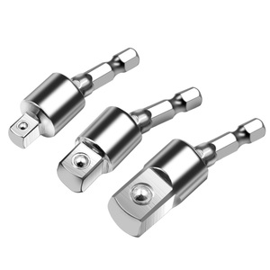 1/4&quot; 3/8&quot; 1/2&quot; Electric Drill <strong>Socket</strong> <strong>Adapter</strong> Impact Driver Hex Shank to Square <strong>Socket</strong> Drill Bits <strong>Rotatable</strong> Extension Converter - Product Image 6