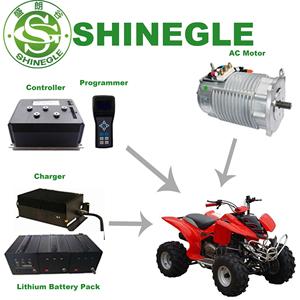 SHINE GLE Elektroauto-Umrüstsatz 4000w AC Motor Controller Programmierer für Tuk-Tuk Offroad Cart - Product Image 6