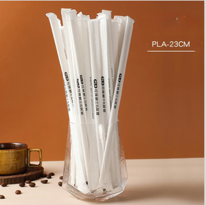 Alta Qualidade Ecológico PLA Descartável Biodegradável Creative Straws para Camping Creative Straws Modeling