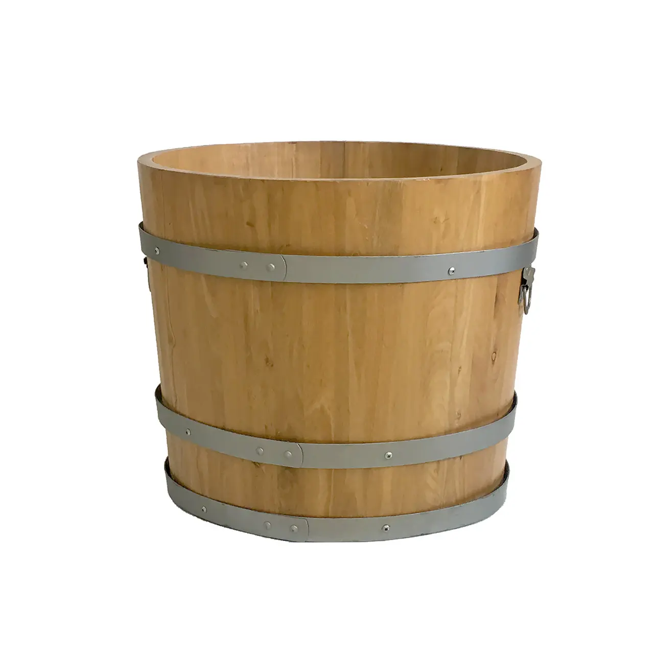 Wine barrel planters - Half barrels - Wooden flower pot - Fass-Pflanzkubel - Blumenkubel - Blumenfasser - Blumentopf - Weinfass