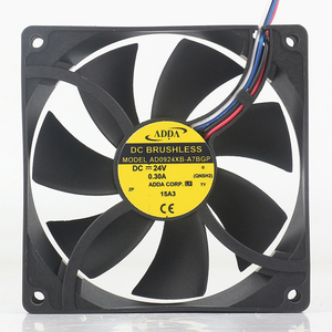 ADDA 5V 12V 48V DC24V 0.30A AC EC 9025 90X90X25MM 9CM Regulación de velocidad Control de temperatura Pwm de 4 cables Ventilador de refrigeración de la AD0924XB-A7BGP - Product Image 1
