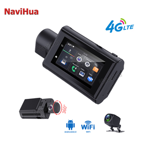 Navihua 3英寸触摸屏仪表盘摄像头DVR 1080P前后摄像头安卓系统ADAS WITI 360旋转全球定位系统导航4G - Product Image 3