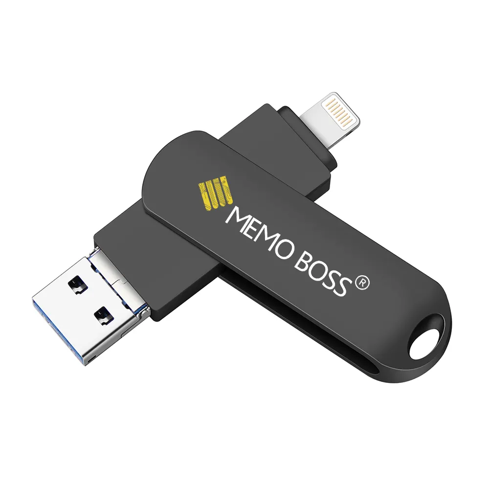 Regalo personalizado Dual Usb3.1 tipo-C 16Gb 32Gb 64Gb 128Gb 256Gb Otg Usb de Metal de memoria